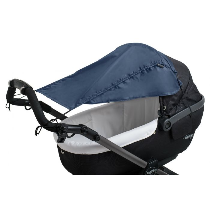 Altabebe - Universal UV sun screen with sides for strollers - Navy blue
